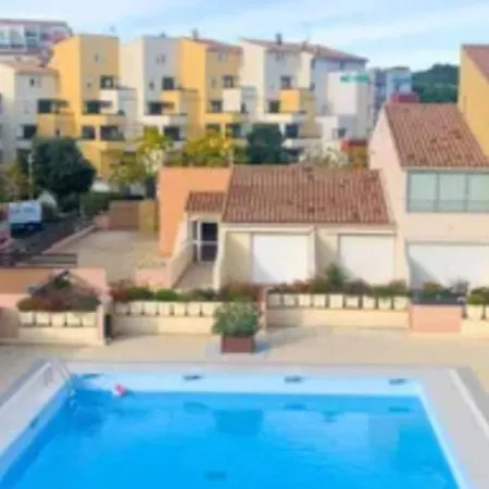 Cap D'agde F3 Belle Vue Port Avec Garage Piscine Climatisation Appartement