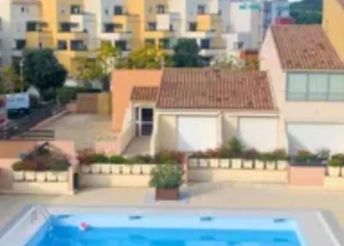 Cap D'agde F3 Belle Vue Port Avec Garage Piscine Climatisation דירה