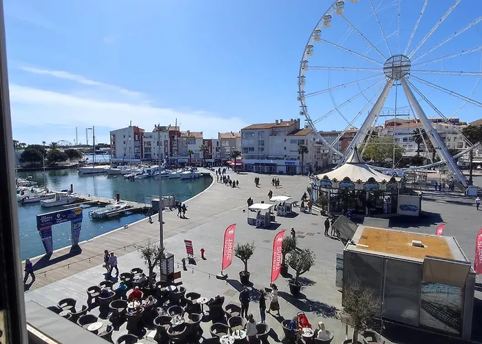 Apartmán Cap D'agde F3 Belle Vue Port Avec Garage Piscine Climatisation Agde