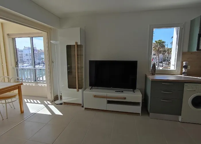 Apartmán Cap D'agde F3 Belle Vue Port Avec Garage Piscine Climatisation